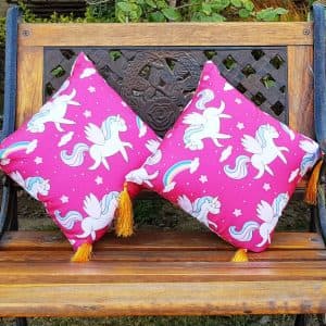Unicorn Cushions Cozy Square Cushions for Kids