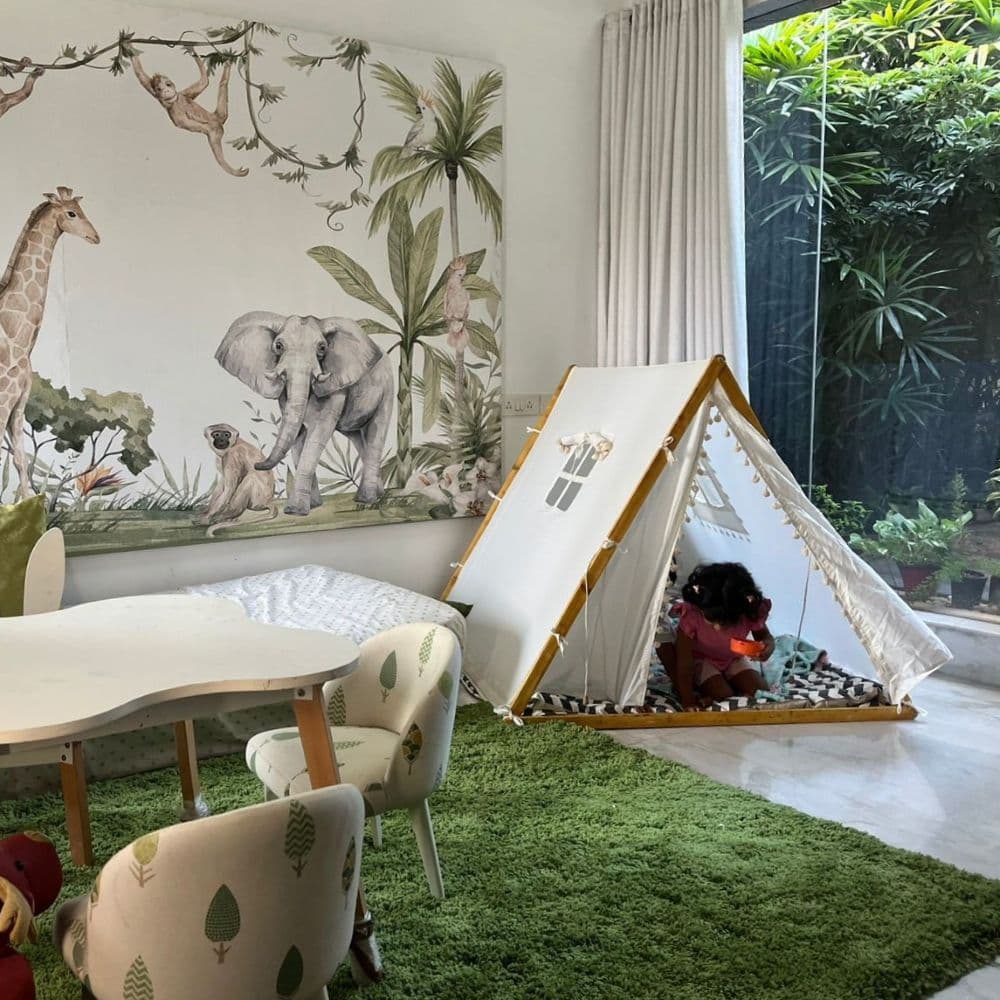 Snow Viking Cozy A-Shape Tent for Kids