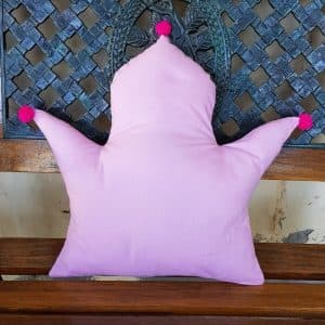 Pink Crown Royal Crown Cushions for Kids