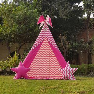 pink teepee tent