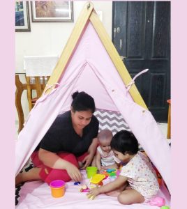 Pink tent for girls