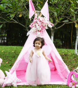 pink tent for girl
