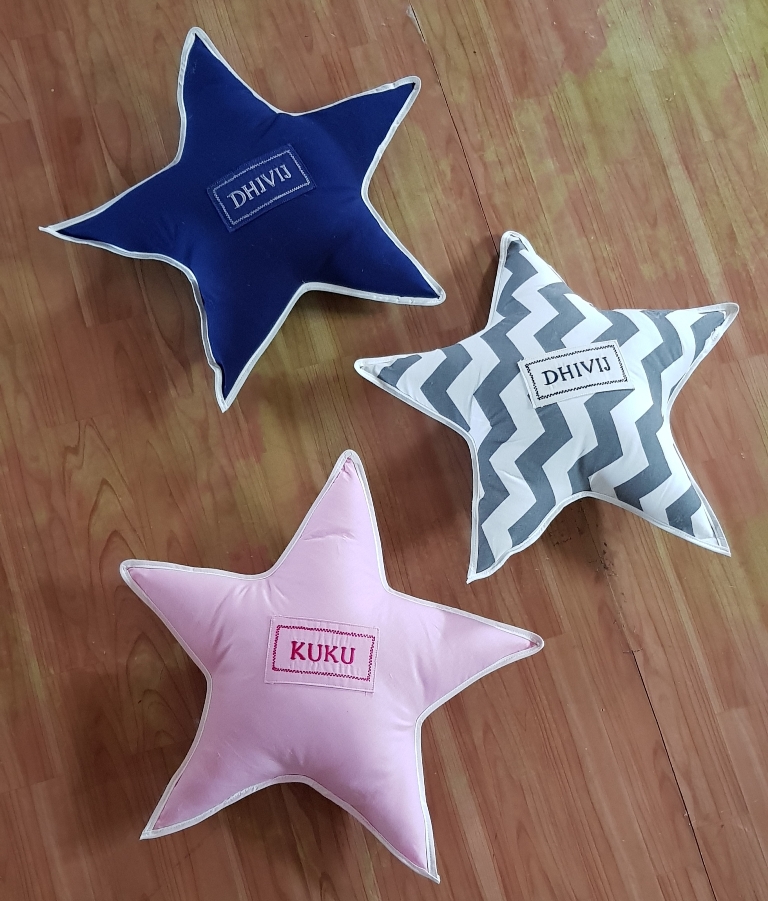 name star pillows