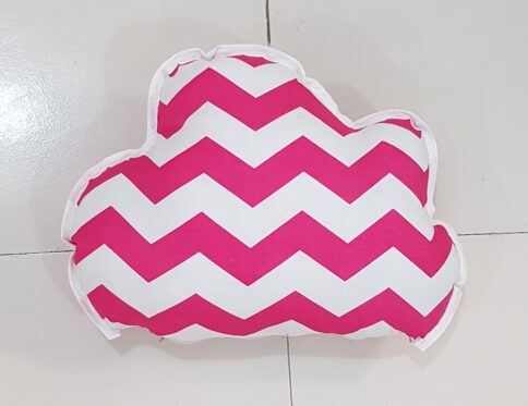 Fuchsia Chevron Cloud Dreamy Cloud Cushions for Kids