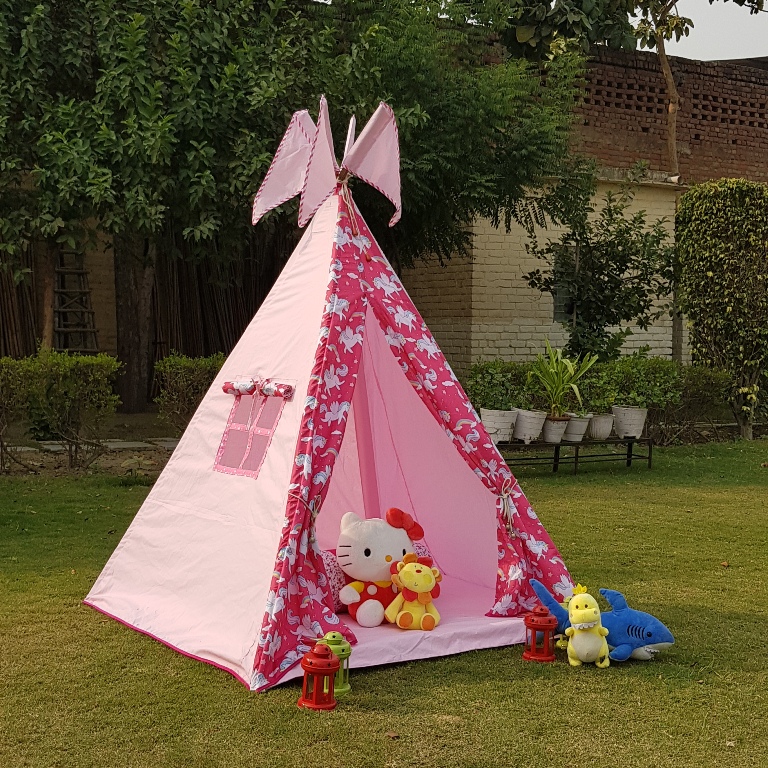 Pink Unicorn Teepee Cozy Teepee Tent for Kids