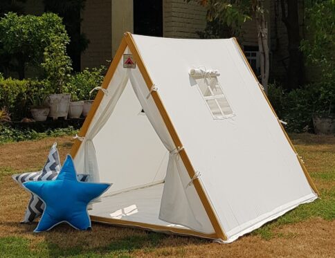 Snow Viking Cozy A-Frame Tent for Kids