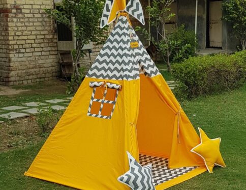 Yellow Gold Teepee Cozy Teepee Tent for Kids